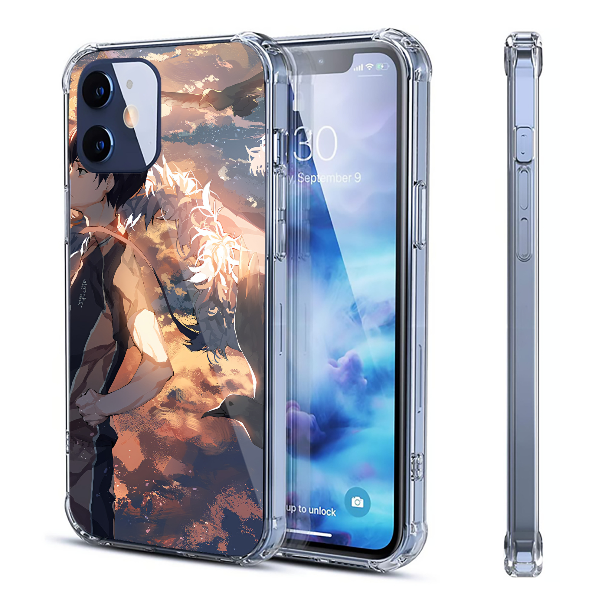 （画像用） ハイキュー!! Haikyu!! 【iPhone 12シリーズ対応】透明スマホケース（クリアソフトケース）
